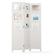 3-Panel Room Divider Folding Privacy Screens 170 CM High Hinged Space Separator