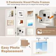 3-Panel Room Divider Folding Privacy Screens 170 CM High Hinged Space Separator