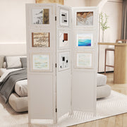 3-Panel Room Divider Folding Privacy Screens 170 CM High Hinged Space Separator