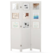 3-Panel Room Divider Folding Privacy Screens 170 CM High Hinged Space Separator