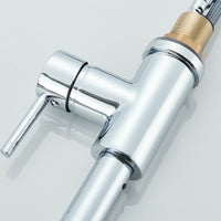 Chrome 2-Mode Pull-Out Kitchen Mixer Tap – 360° Swivel