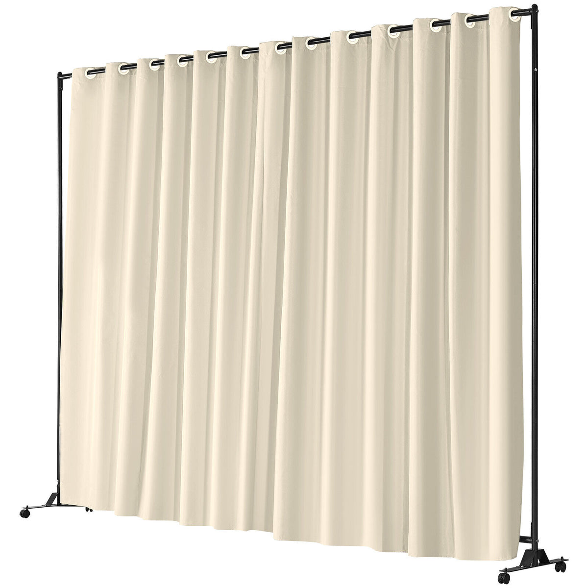 301 × 240 cm Rolling Curtain Room Divider – 2 In-Stock Colours