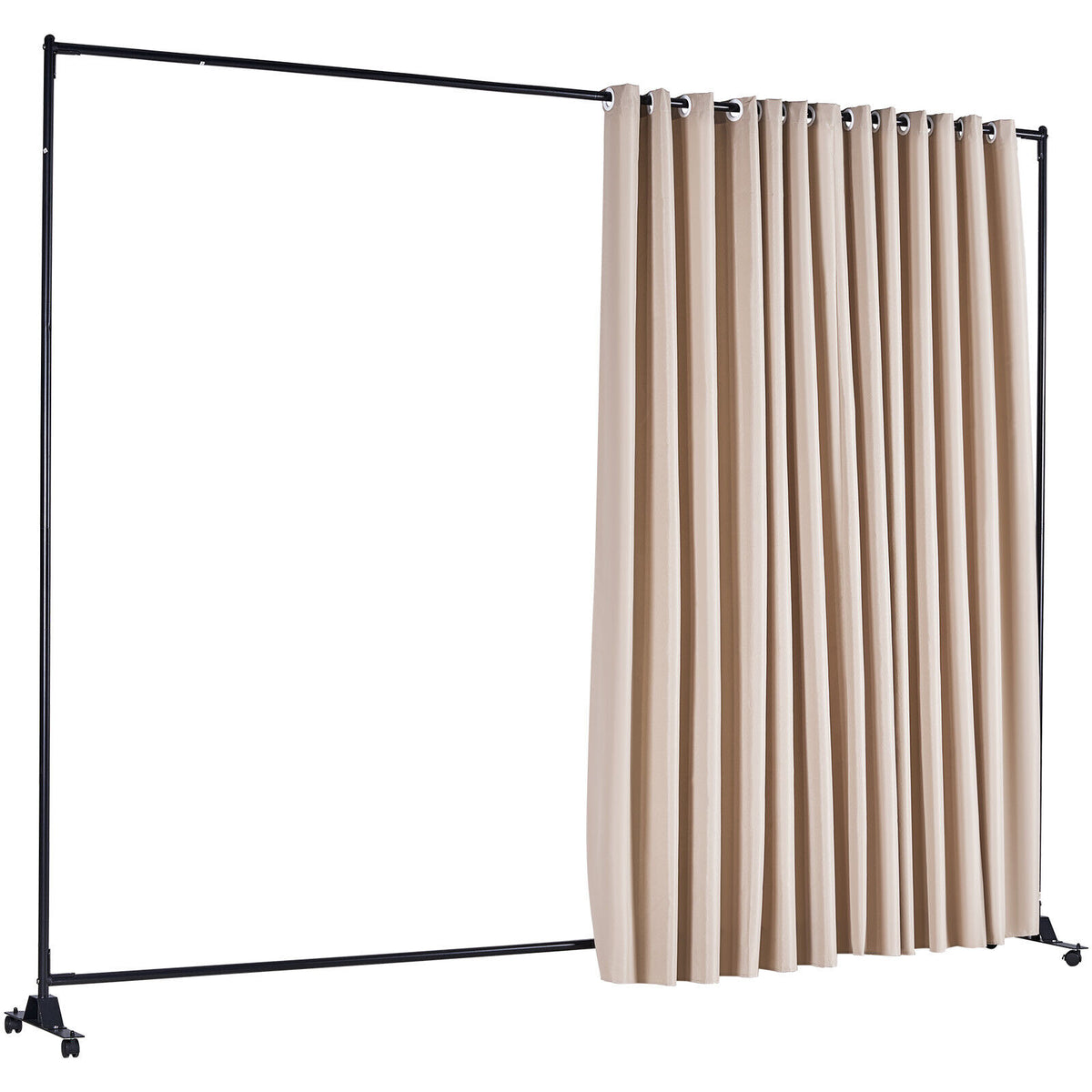 301 × 240 cm Rolling Curtain Room Divider – 2 In-Stock Colours