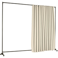 301 × 240 cm Rolling Curtain Room Divider – 2 In-Stock Colours