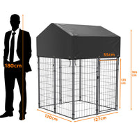 Galvanised Steel Pet Enclosure with Oxford Cover – 3 Sizes