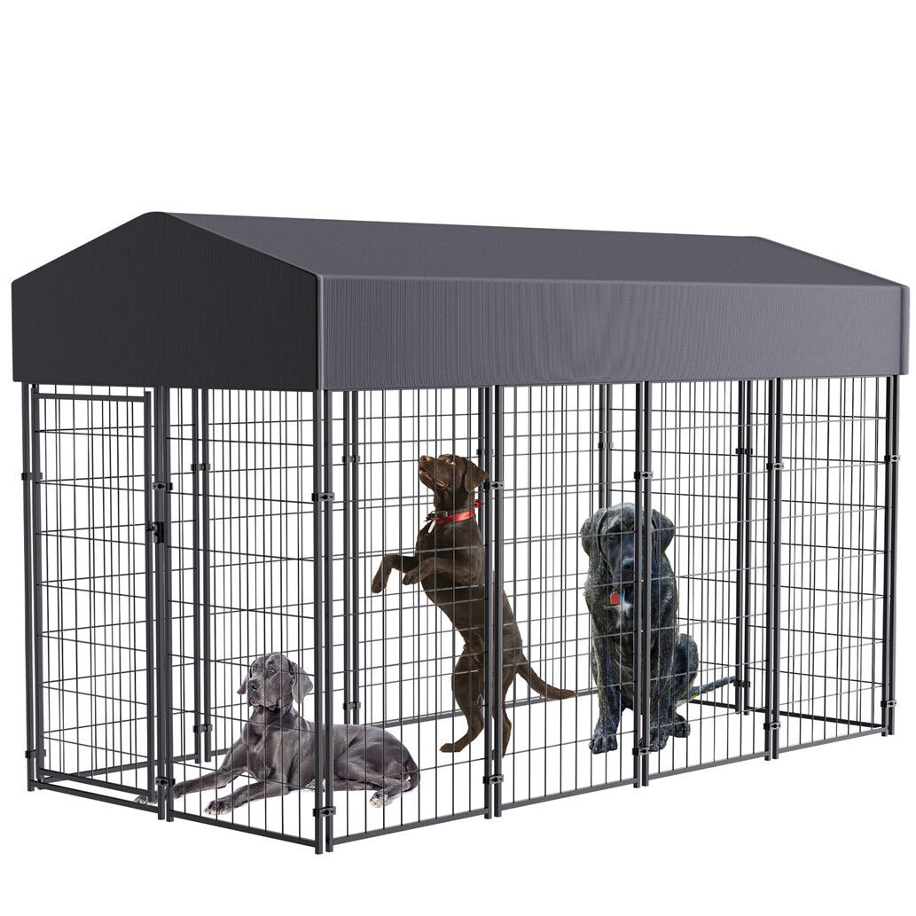 Galvanised Steel Pet Enclosure with Oxford Cover – 3 Sizes