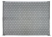 200 × 270 cm Black & White Diamond Outdoor Rug