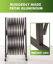 Expandable Metal Barrier Gate for Indoor or Outdoor Use