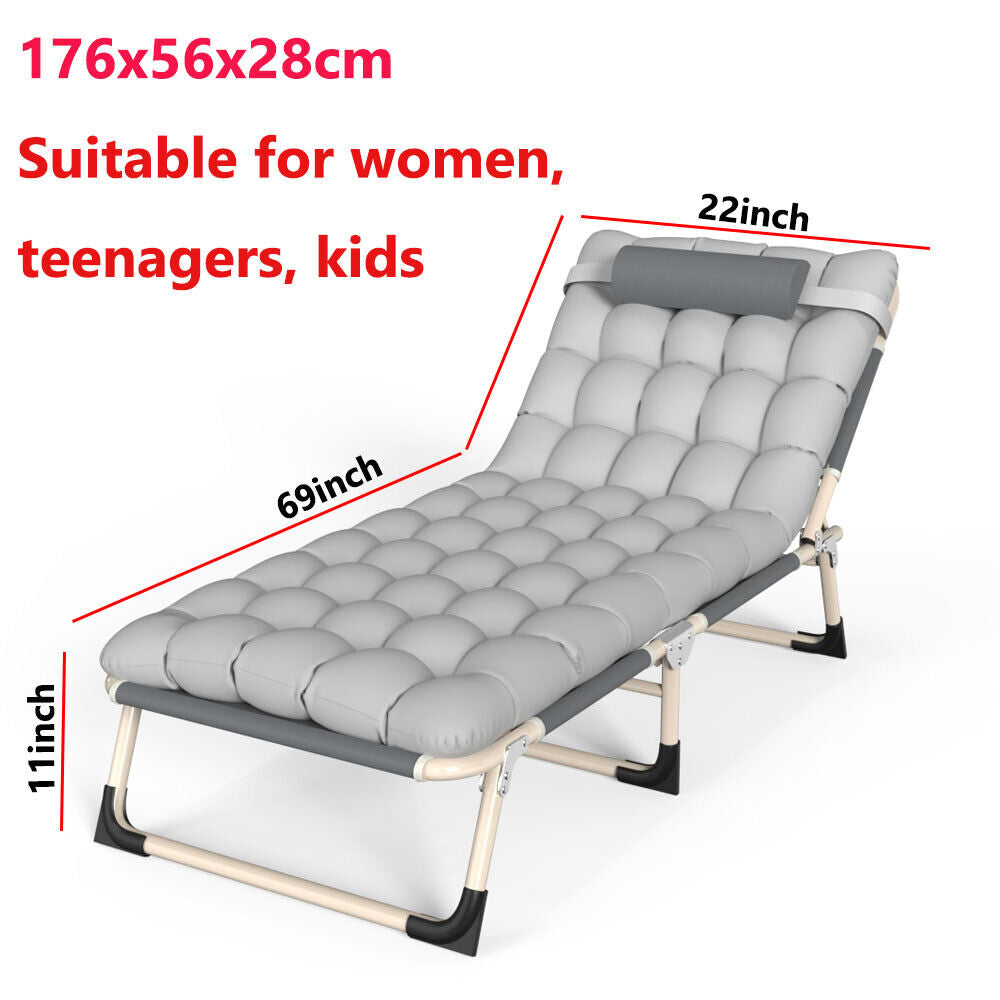 Foldable Camping Bed with Removable Mattress – 2 Sizes