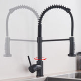 Kitchen Sink Mixer Taps Pull Out Laundry 360° Swivel Faucet Tap Black AU