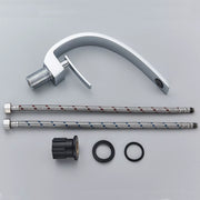 Chrome Single-Lever Bathroom Basin Mixer Tap