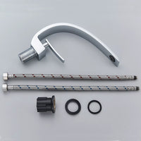 Chrome Single-Lever Bathroom Basin Mixer Tap
