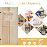 5 ft 4-Panel MDF Pegboard Display Divider