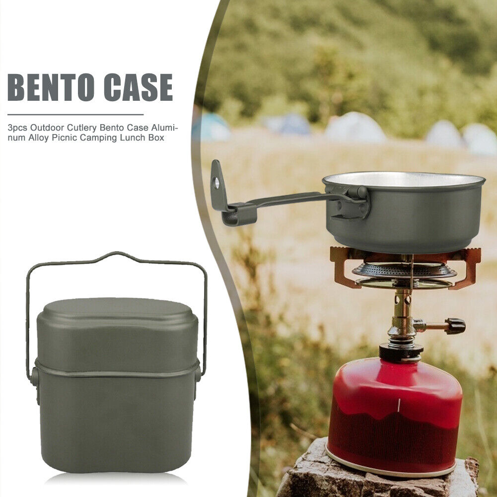 3-Piece Aluminium Camping Mess Kit