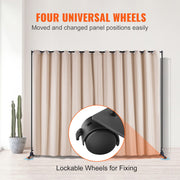 301 × 240 cm Rolling Curtain Room Divider – 2 In-Stock Colours