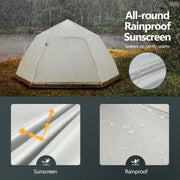 4-Person Instant Pop-Up Camping Tent with Rainfly