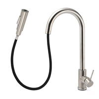 Brushed Nickel 2-Mode Pull-Out Kitchen Mixer Tap