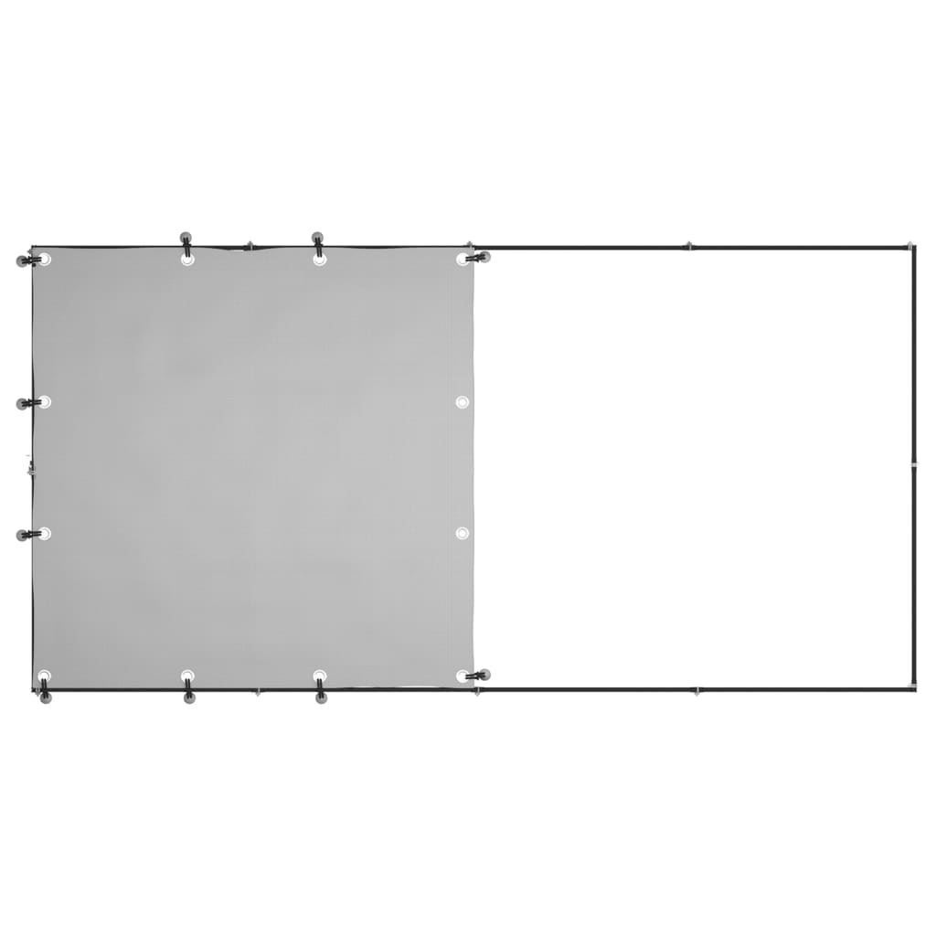 Black Steel Outdoor Dog Kennel Run with Roof