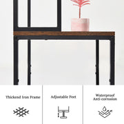 3-Tier Adjustable Rolling Printer Stand