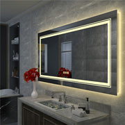 ULTRA LONG LIFE LED Bathroom Mirror Double LED Anti-Fog Vanity Mirror Waterproof