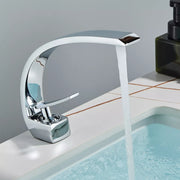 Chrome Single-Lever Bathroom Basin Mixer Tap