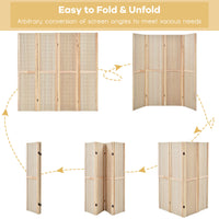 5 ft 4-Panel MDF Pegboard Display Divider