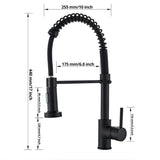 Kitchen Sink Mixer Taps Pull Out Laundry 360° Swivel Faucet Tap Black AU