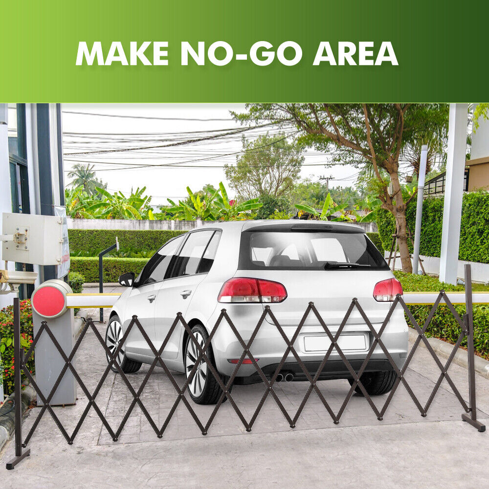 Expandable Metal Barrier Gate for Indoor or Outdoor Use