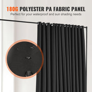 301 × 240 cm Rolling Curtain Room Divider – 2 In-Stock Colours