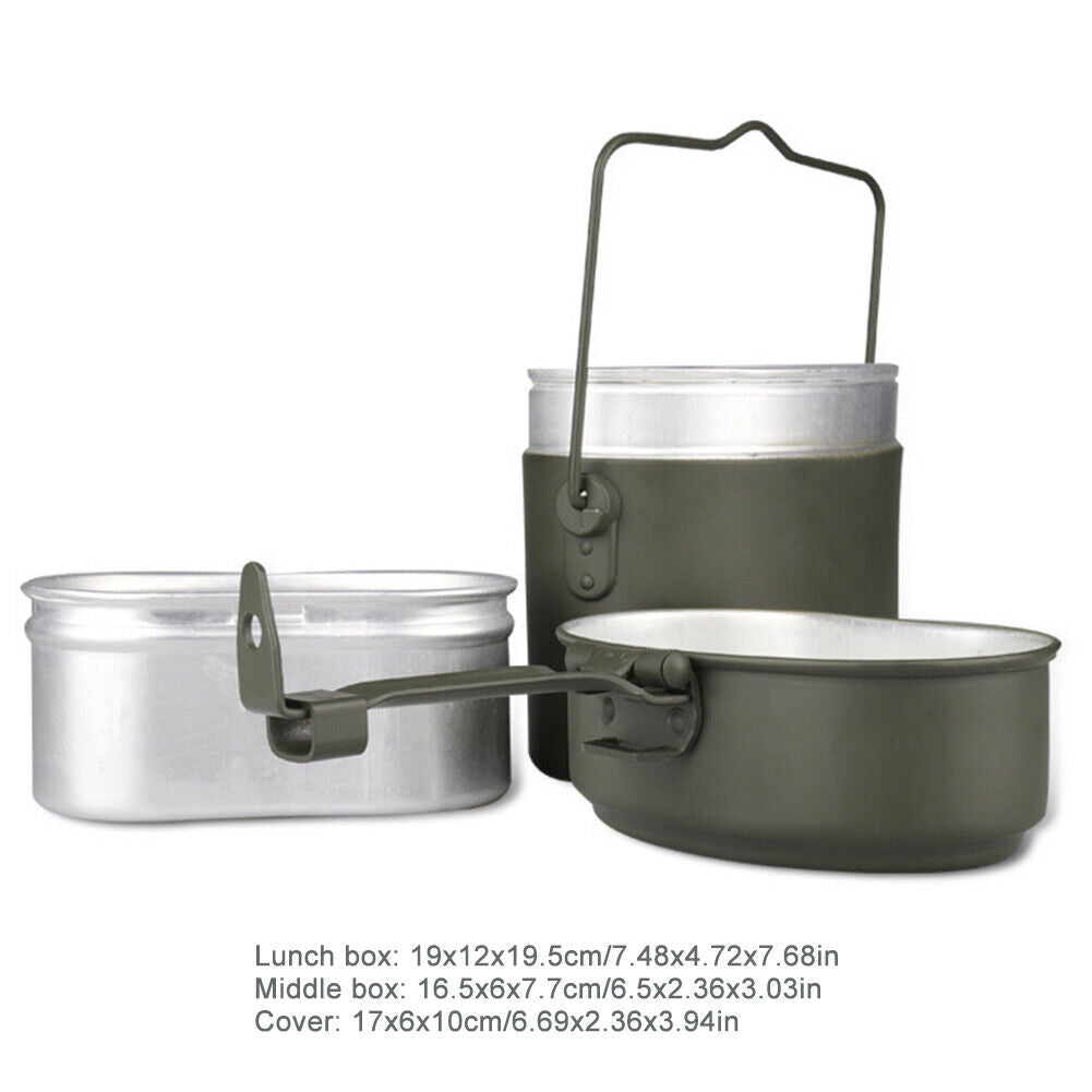 3-Piece Aluminium Camping Mess Kit
