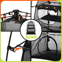 3-Tier Foldable Mesh Cat Tent Tower with Carry Bag