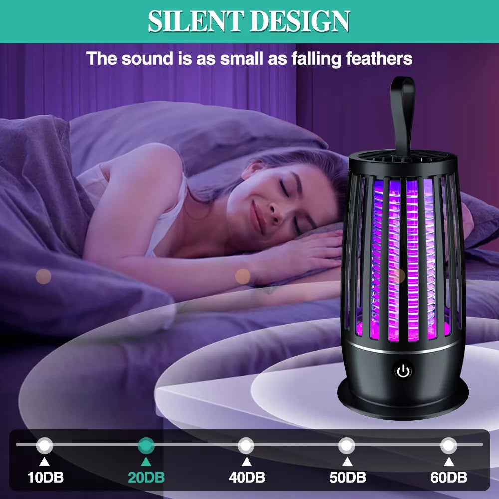 Rechargeable LED Mosquito Trap & Ambient Night Light