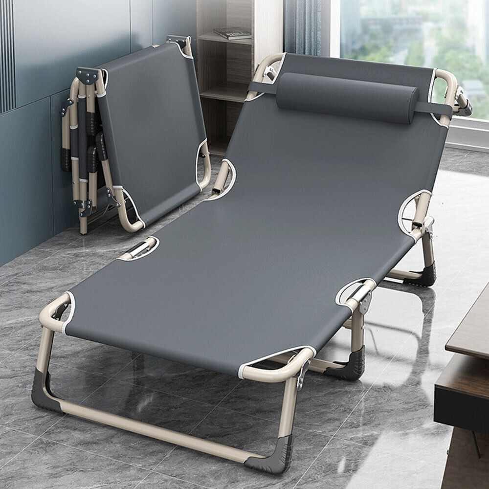 Foldable Camping Bed with Removable Mattress – 2 Sizes