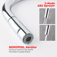 Chrome 2-Mode Pull-Out Kitchen & Laundry Mixer Tap