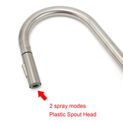 Brushed Nickel 2-Mode Pull-Out Kitchen Mixer Tap