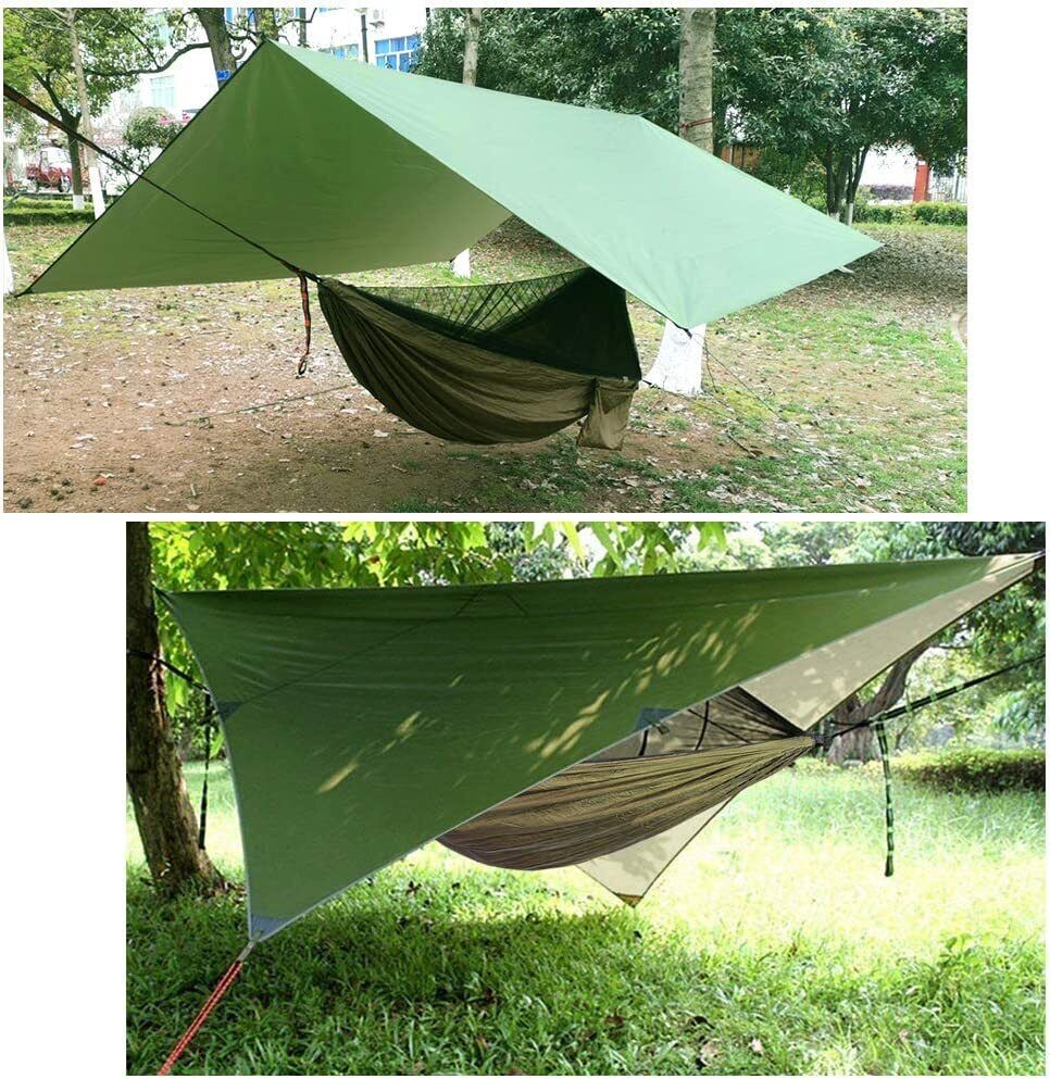 Double Camping Hammock with Integrated Mosquito Net