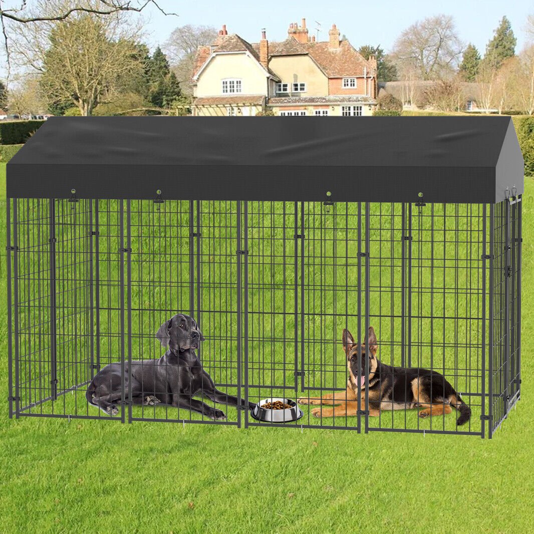 Galvanised Steel Pet Enclosure with Oxford Cover – 3 Sizes