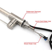 Brushed Nickel 2-Mode Pull-Out Kitchen Mixer Tap