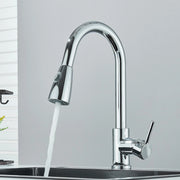 Chrome 2-Mode Pull-Out Kitchen Mixer Tap – 360° Swivel