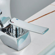 Chrome Single-Lever Bathroom Basin Mixer Tap