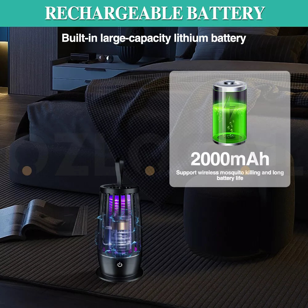 Rechargeable LED Mosquito Trap & Ambient Night Light