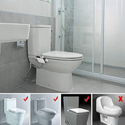 Non-Electric Dual-Nozzle Bidet Attachment – Hot & Cold Inlets