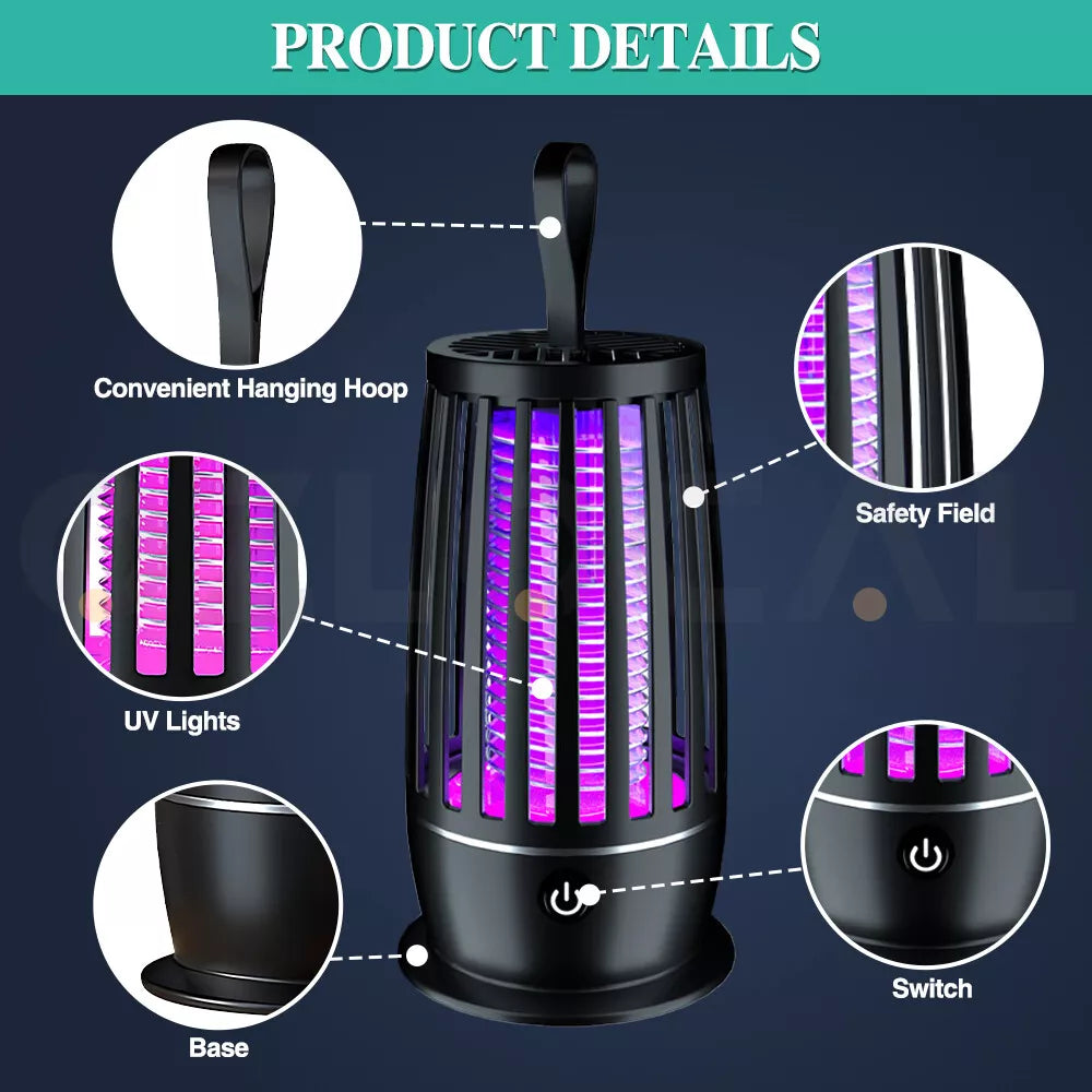 Rechargeable LED Mosquito Trap & Ambient Night Light