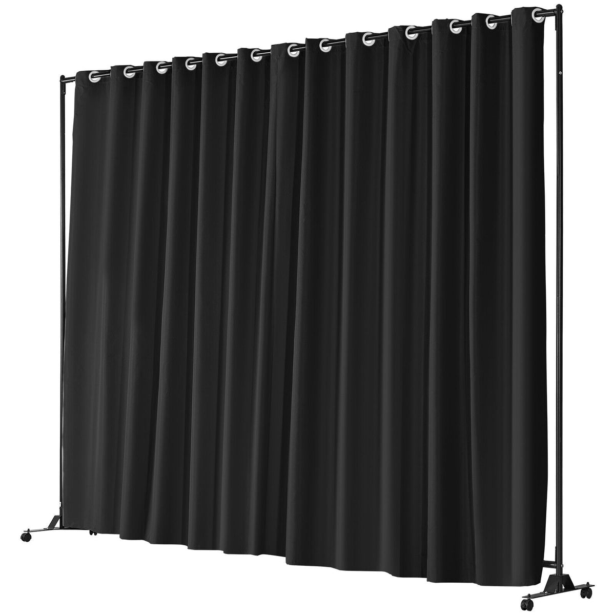 301 × 240 cm Rolling Curtain Room Divider – 2 In-Stock Colours