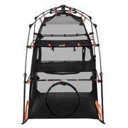 3-Tier Foldable Mesh Cat Tent Tower with Carry Bag