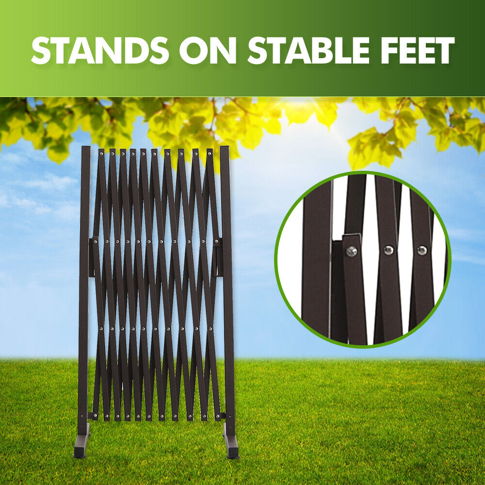 Expandable Metal Barrier Gate for Indoor or Outdoor Use