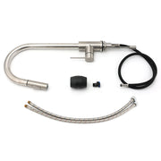 Brushed Nickel 2-Mode Pull-Out Kitchen Mixer Tap