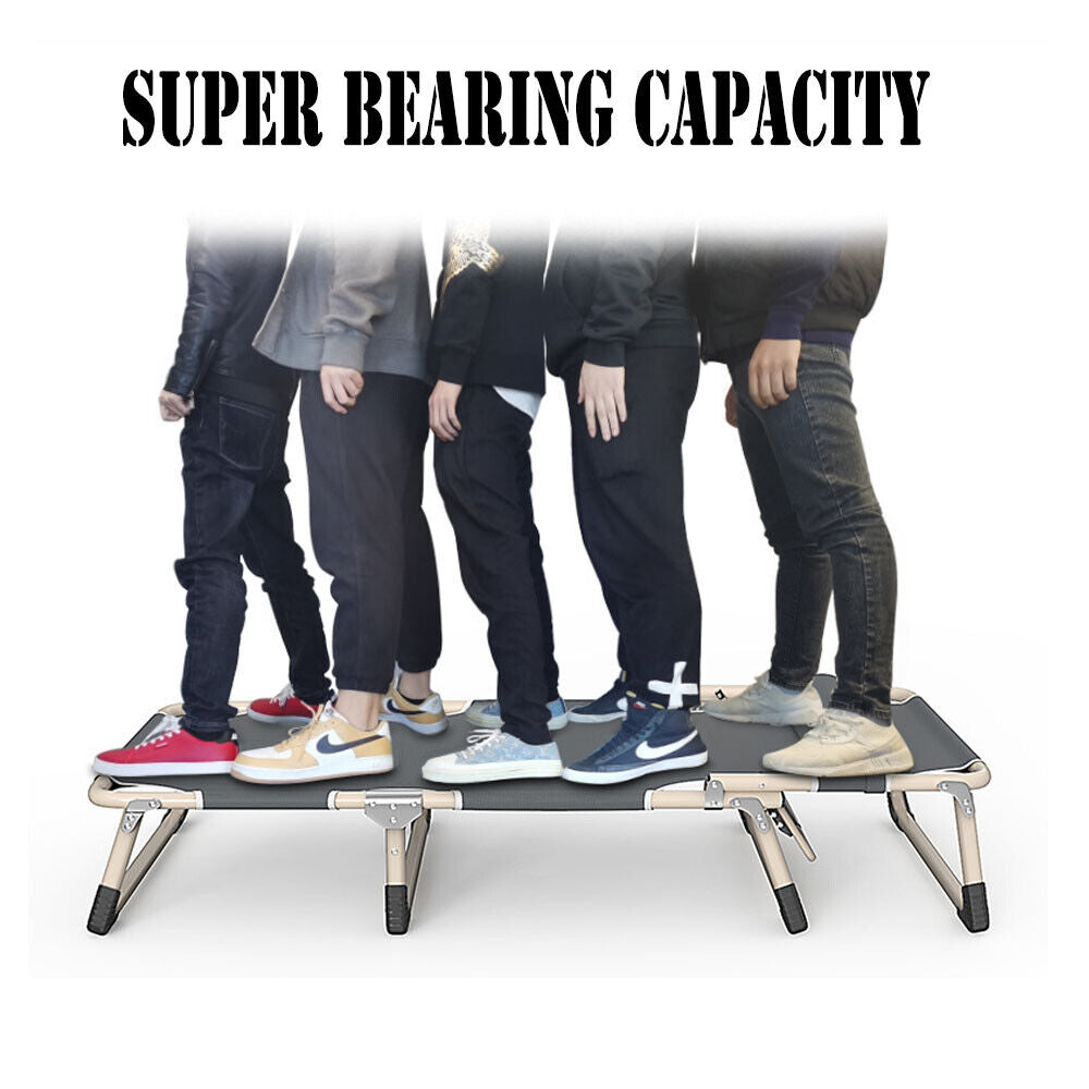 Foldable Camping Bed with Removable Mattress – 2 Sizes
