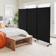 262 × 180 cm 3-Panel Rolling Room Divider – 4 Colours