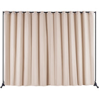 301 × 240 cm Rolling Curtain Room Divider – 2 In-Stock Colours